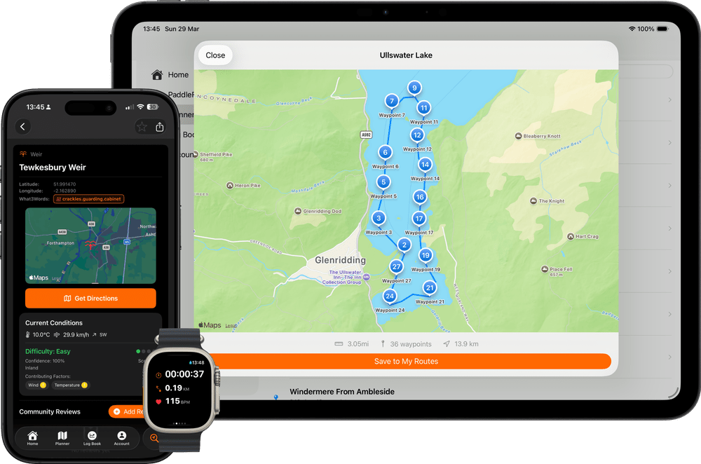 PaddlePal across iPhone, iPad and Apple Watch