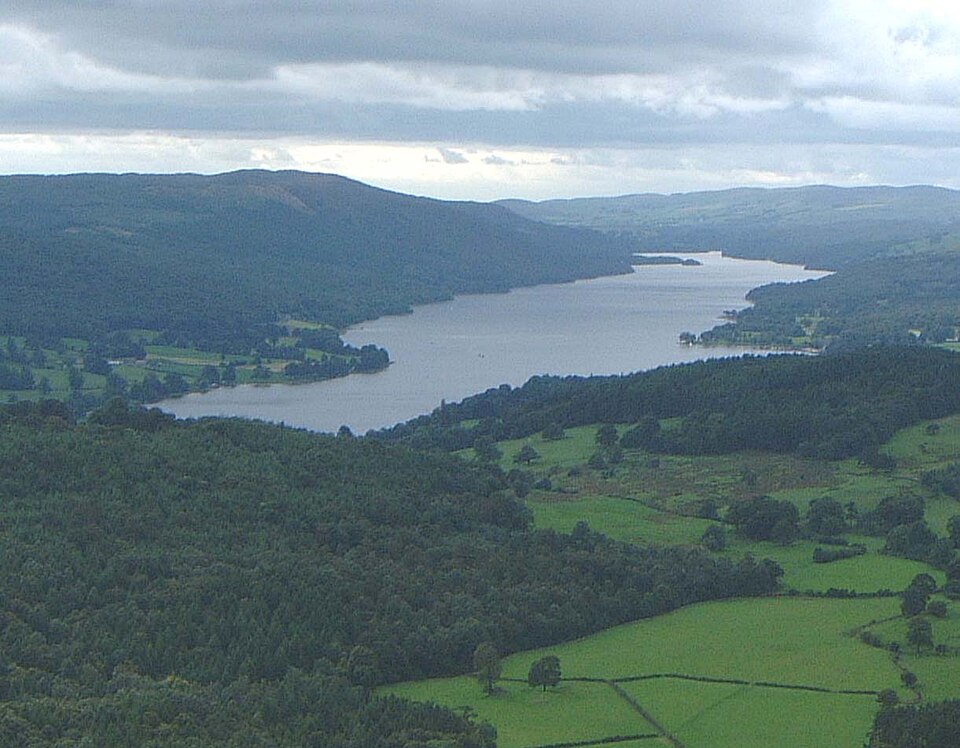 Coniston Water seen from Holme Fell